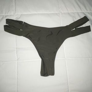 Boutine LA Forest Green Dual Strap Bottoms